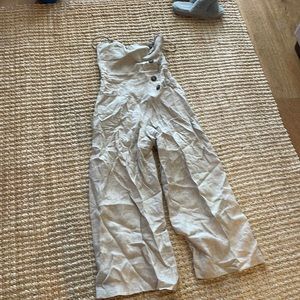 Reformation linen jumpsuit